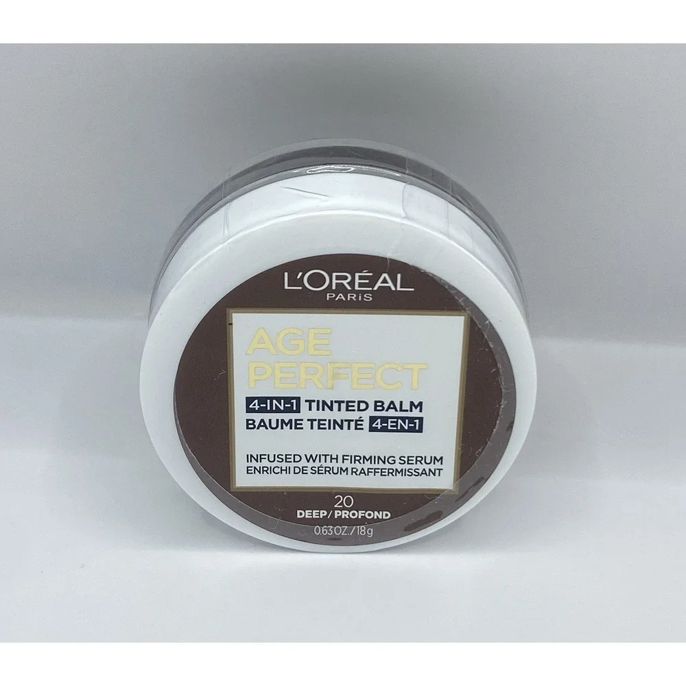 L'Oreal Age Perfect 4-in-1 Tinted Balm 20 Deep 0.63oz Firming Serum New